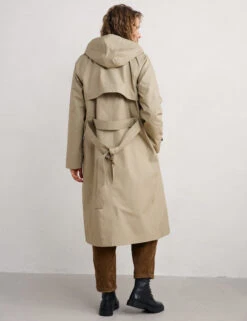 Pure Cotton Belted Double Breasted Trench Coat -Cyberjammies Store Pure Cotton Belted Double Breasted Trench Coat 2