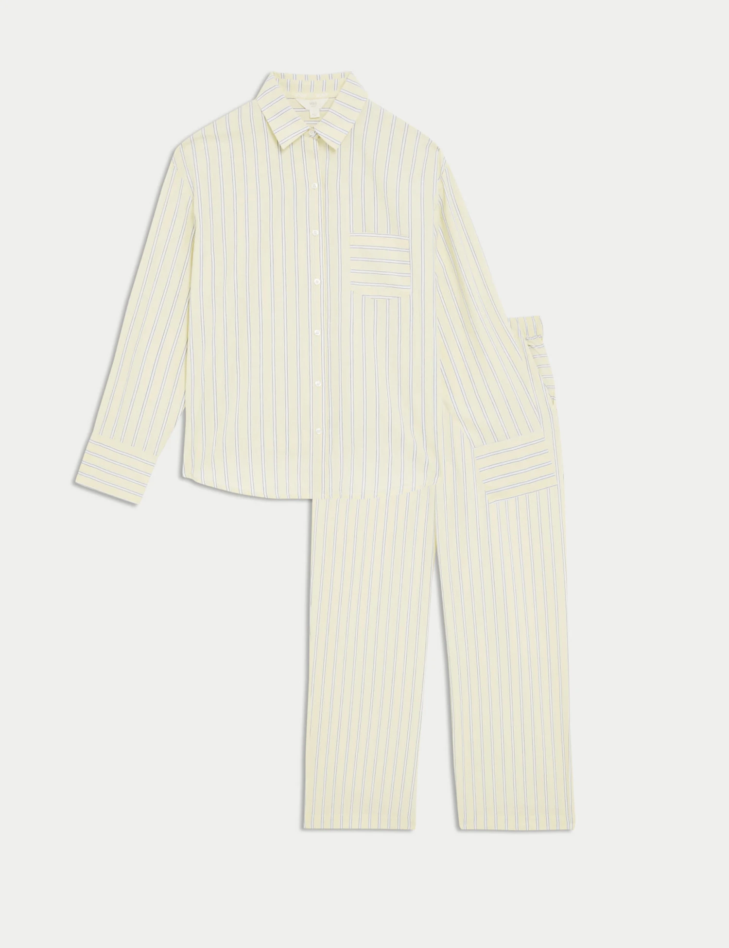 Pure Cotton Cambric Striped Pyjama Set 2 Pure Cotton Cambric Striped Pyjama Set - Image 2