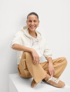 Pure Cotton Cropped Zip Through Hoodie -Cyberjammies Store Pure Cotton Cropped Zip Through Hoodie 3