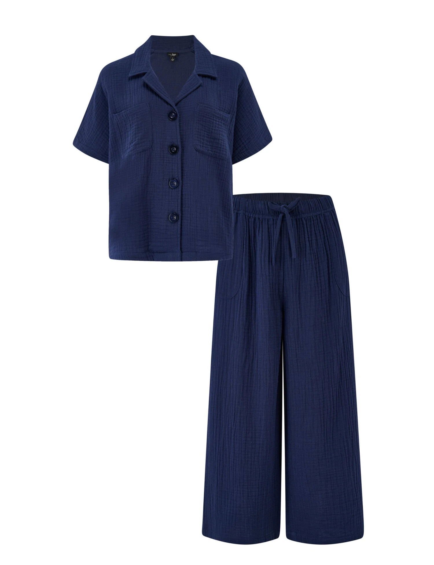 Pour Moi Pure Cotton Double Cloth Pyjama Set 2 Pour Moi Pure Cotton Double Cloth Pyjama Set - Image 2