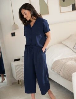Pour Moi Pure Cotton Double Cloth Pyjama Set 23 Pour Moi Pure Cotton Double Cloth Pyjama Set -Cyberjammies Store Pure Cotton Double Cloth Pyjama Set 3