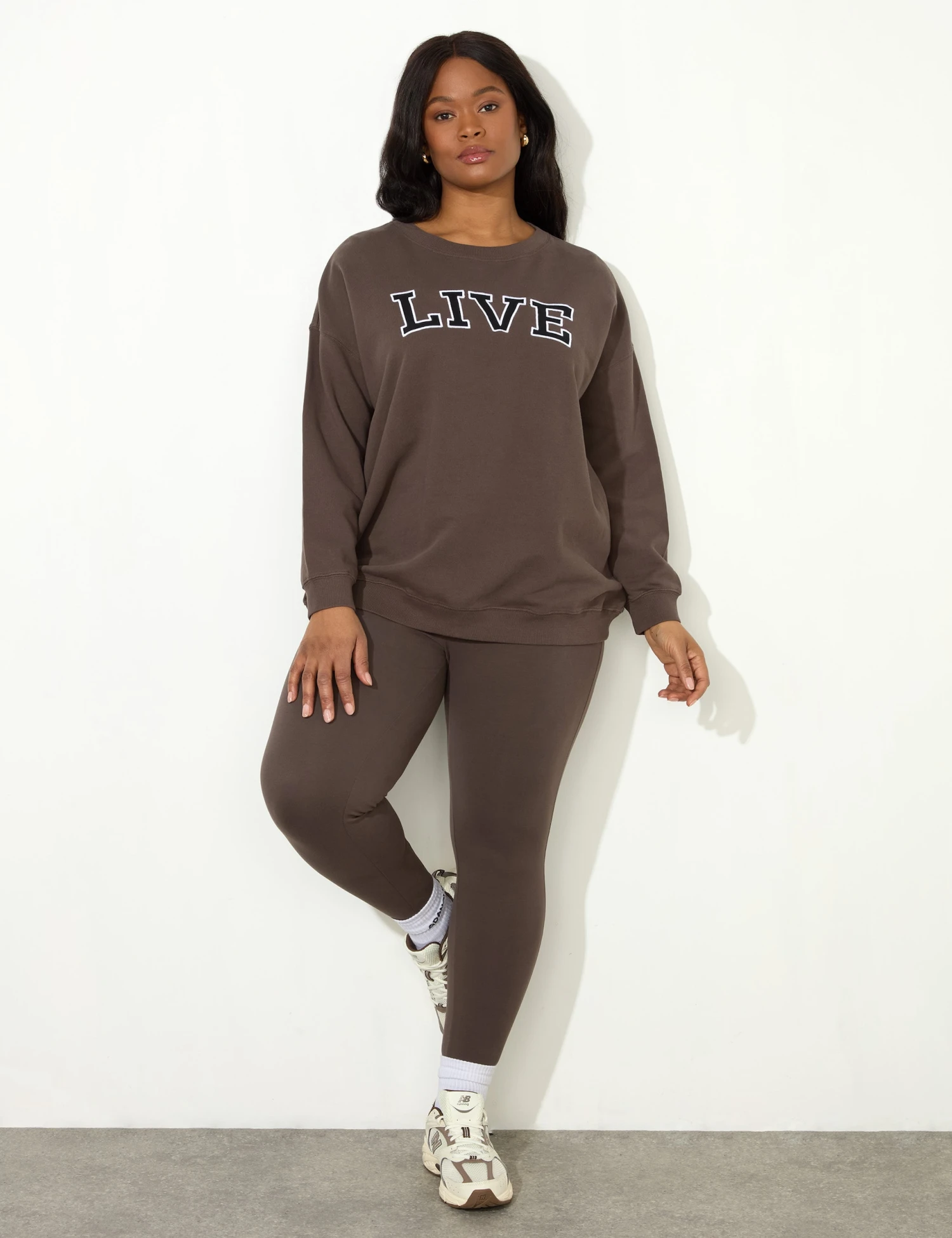 Pure Cotton Embroidered Relaxed Sweatshirt 2 Pure Cotton Embroidered Relaxed Sweatshirt - Image 2