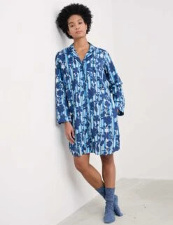 Pure Cotton Floral Nightshirt