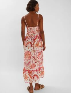 Accessorize Pure Cotton Floral Tie Front Midi Slip Dress -Cyberjammies Store Pure Cotton Floral Tie Front Midi Slip Dress 2