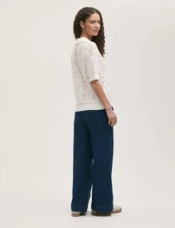 Pure Cotton Knitted Short Sleeve Cardigan -Cyberjammies Store Pure Cotton Knitted Short Sleeve Cardigan 2