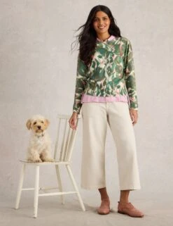 WHITE STUFF Pure Cotton Ombre Crew Neck Jumper -Cyberjammies Store Pure Cotton Ombre Crew Neck Jumper 3