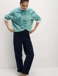 Pure Cotton Ombre Cropped Sweatshirt -Cyberjammies Store Pure Cotton Ombre Cropped Sweatshirt 2