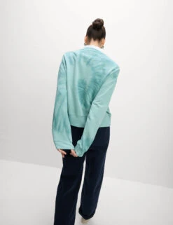 Pure Cotton Ombre Cropped Sweatshirt -Cyberjammies Store Pure Cotton Ombre Cropped Sweatshirt 3