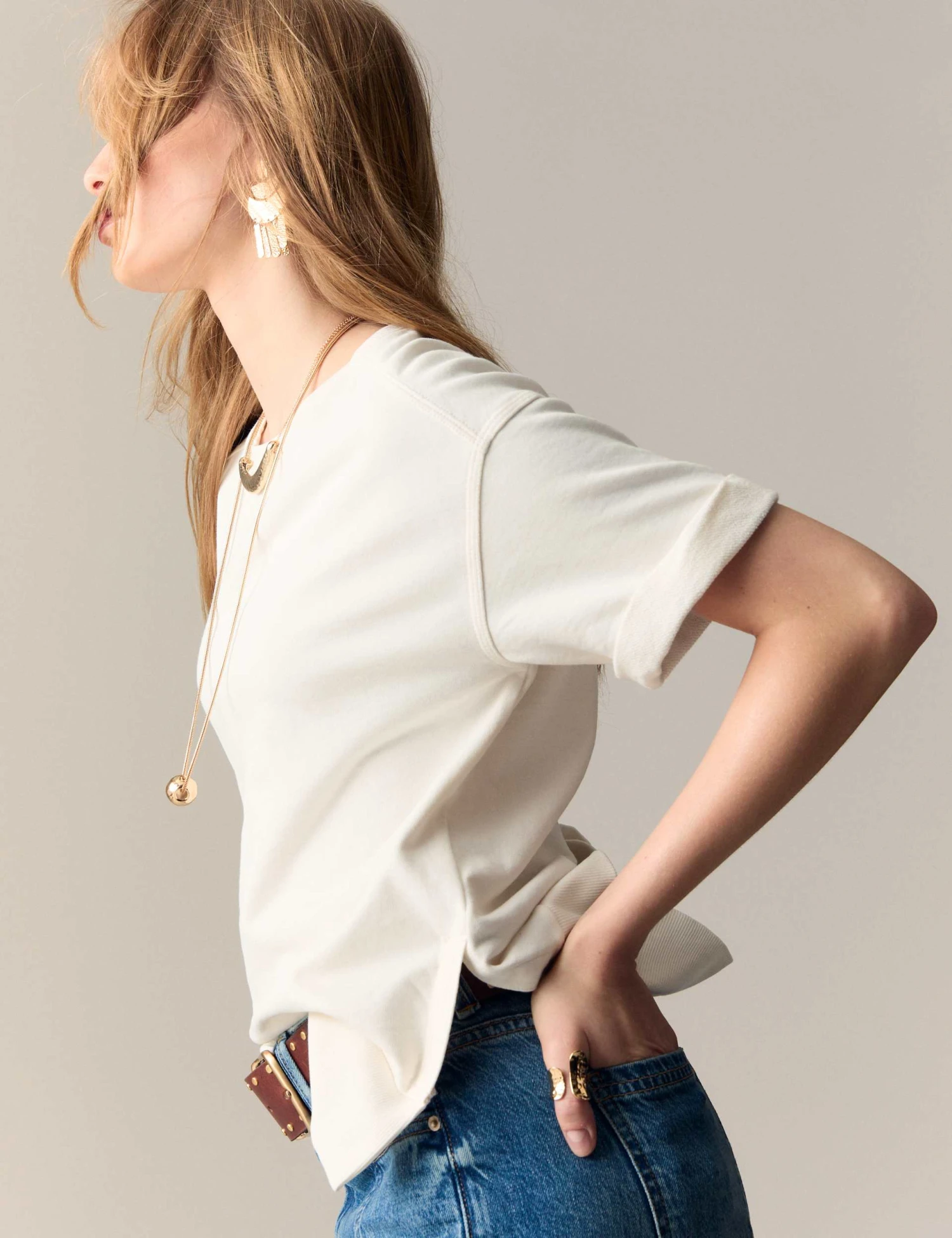 Pure Cotton Short Sleeve Sweatshirt 5 Pure Cotton Short Sleeve Sweatshirt - Image 5