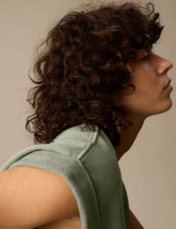 Pure Cotton Sleeveless Sweatshirt