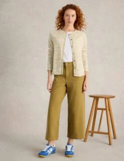 WHITE STUFF Pure Cotton Space Dyed Cardigan -Cyberjammies Store Pure Cotton Space Dyed Cardigan 2