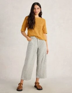 WHITE STUFF Pure Cotton Stitch Detail Knitted Top -Cyberjammies Store Pure Cotton Stitch Detail Knitted Top 2