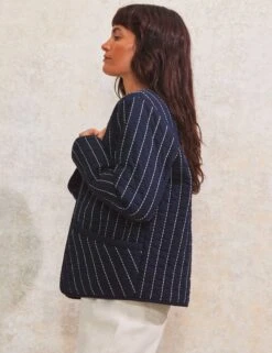 Pure Cotton Striped Padded Jacket -Cyberjammies Store Pure Cotton Striped Padded Jacket 2