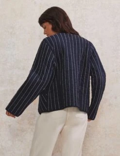 Pure Cotton Striped Padded Jacket -Cyberjammies Store Pure Cotton Striped Padded Jacket 3