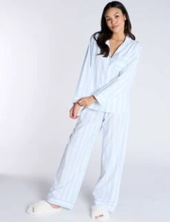 Pure Cotton Striped Pyjama Set