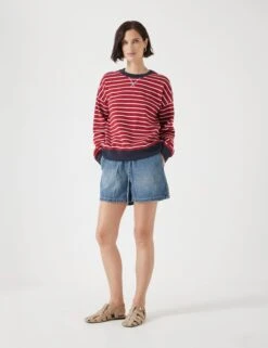 Pure Cotton Striped Sweatshirt -Cyberjammies Store Pure Cotton Striped Sweatshirt 3