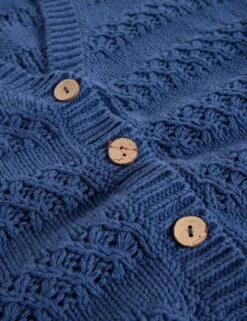 WHITE STUFF Pure Cotton Textured V-Neck Knitted Waistcoat 23 WHITE STUFF Pure Cotton Textured V-Neck Knitted Waistcoat -Cyberjammies Store Pure Cotton Textured V Neck Knitted Waistcoat 5