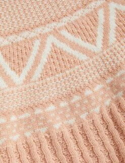 Jaeger Pure Lambswool Fair Isle Funnel Neck Jumper -Cyberjammies Store Pure Lambswool Fair Isle Funnel Neck Jumper 7