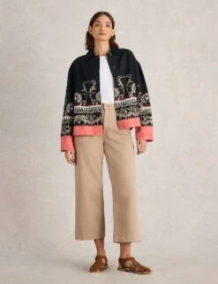 WHITE STUFF Pure Linen Printed Lightweight Jacket -Cyberjammies Store Pure Linen Printed Lightweight Jacket 2