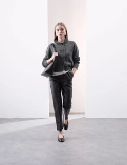 Pure Merino Wool Cropped Knitted Jacket -Cyberjammies Store Pure Merino Wool Cropped Knitted Jacket 2