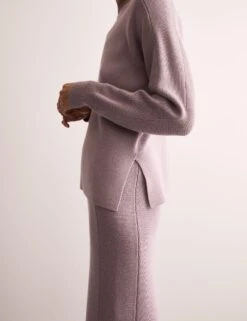 Jaeger Pure Merino Wool Ribbed Funnel Neck Jumper 20 Jaeger Pure Merino Wool Ribbed Funnel Neck Jumper -Cyberjammies Store Pure Merino Wool Ribbed Funnel Neck Jumper 4