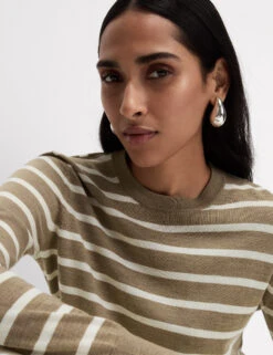 Pure Merino Wool Striped Jumper -Cyberjammies Store Pure Merino Wool Striped Jumper 2