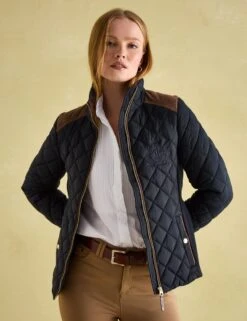 Joules Quilted Funnel Neck Jacket