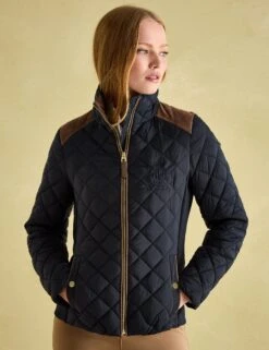 Joules Quilted Funnel Neck Jacket -Cyberjammies Store Quilted Funnel Neck Jacket 4