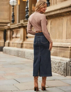 Ribbed Button Detail Fitted Jumper 13 Ribbed Button Detail Fitted Jumper -Cyberjammies Store Ribbed Button Detail Fitted Jumper 3