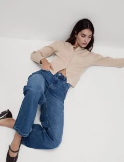 Ribbed Crew Neck Cardigan -Cyberjammies Store Ribbed Crew Neck Cardigan 2