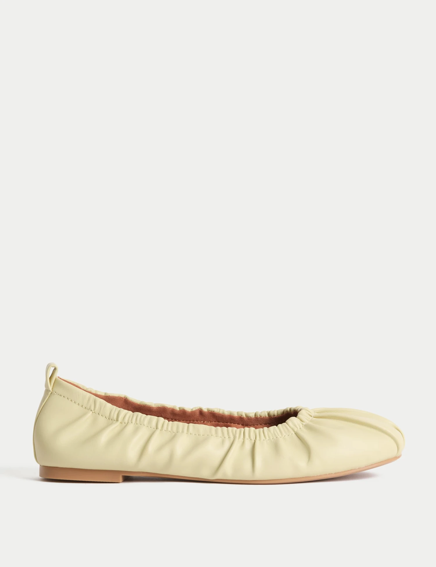 Ruched Slip On Ballet Pumps 1 Ruched Slip On Ballet Pumps