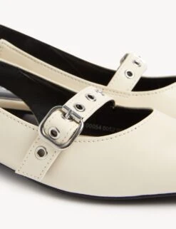 Buckle Flat Pointed Slingback Shoes -Cyberjammies Store SD 01 T02 0052 KY X EC 1