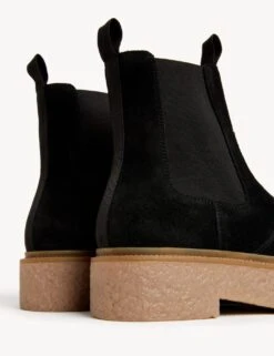 Suede Chelsea Chunky Flat Ankle Boots -Cyberjammies Store SD 01 T02 7872A Y0 X EC 1