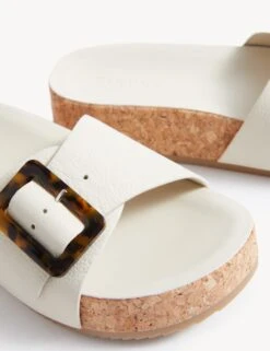 Leather Buckle Footbed Sliders -Cyberjammies Store SD 01 T02 8896 Z0 X EC 1