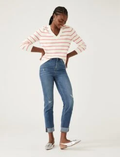 Supersoft Striped V-Neck Jumper 8 Supersoft Striped V-Neck Jumper -Cyberjammies Store SD 01 T38 1287A A4 X EC 1