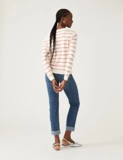 Supersoft Striped V-Neck Jumper 10 Supersoft Striped V-Neck Jumper -Cyberjammies Store SD 01 T38 1287A A4 X EC 3