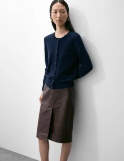 Pure Cashmere Crew Neck Cardigan -Cyberjammies Store SD 01 T38 3470 F2 X EC 1