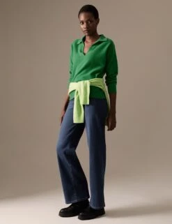 Pure Cashmere Collared Relaxed Jumper -Cyberjammies Store SD 01 T38 3819 J0 X EC 1