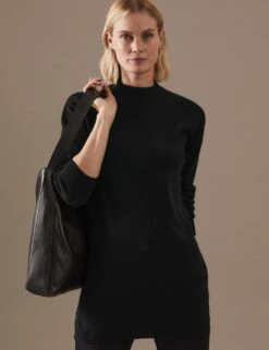 Pure Cashmere Longline Jumper
