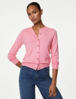 Crew Neck Button Front Cardigan -Cyberjammies Store SD 01 T38 5740 FD X EC 1