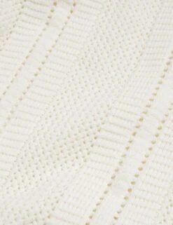 Cotton Rich Textured Crew Neck Jumper -Cyberjammies Store SD 01 T38 6033 KY X EC 6