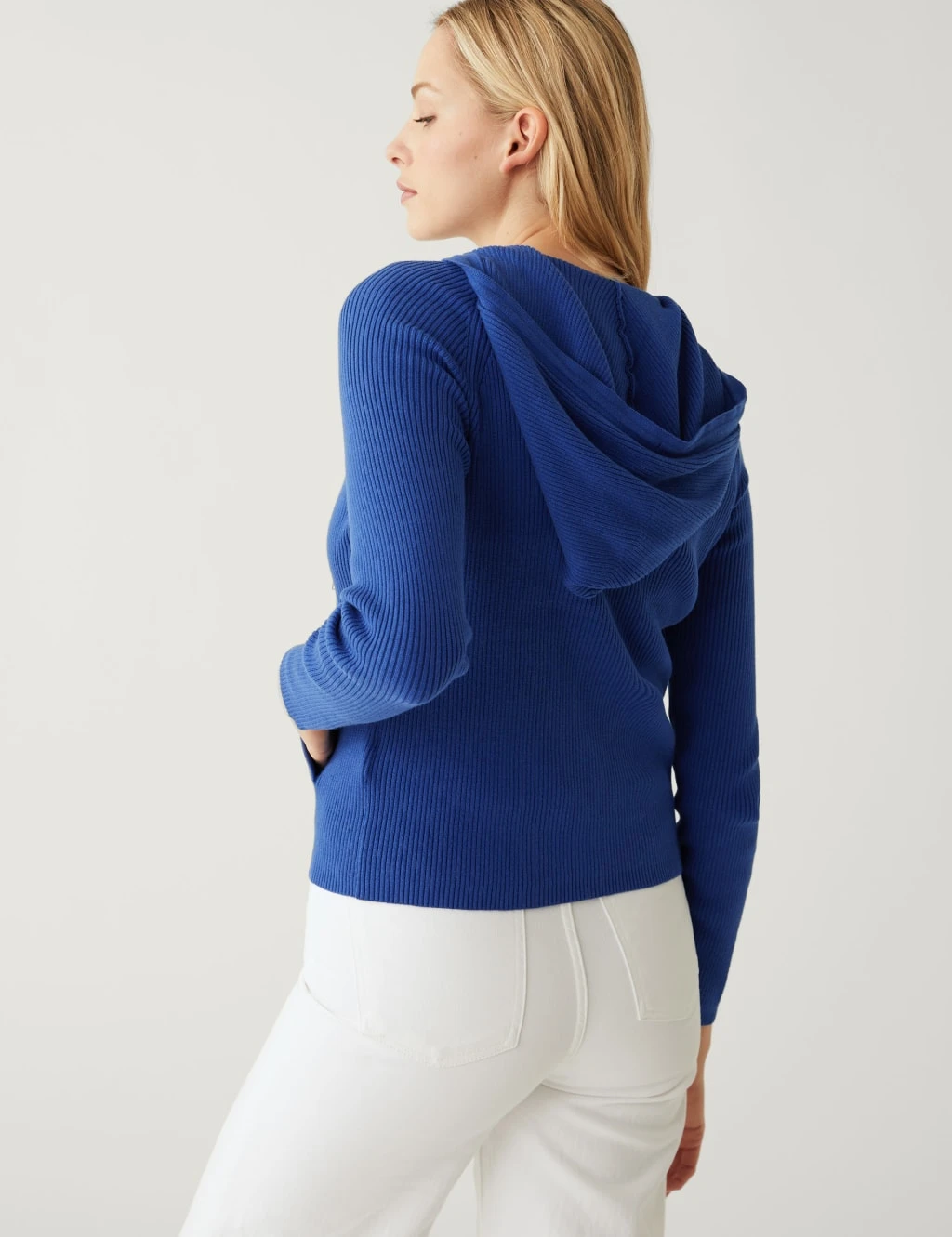 Cotton Rich Ribbed Hoodie 6 Cotton Rich Ribbed Hoodie - Image 6