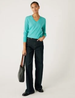 Pure Merino Wool V-Neck Jumper 10 Pure Merino Wool V-Neck Jumper -Cyberjammies Store SD 01 T38 7972 DJ X EC 2