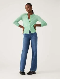 Pure Merino Wool Crew Neck Cardigan -Cyberjammies Store SD 01 T38 8418 UO X EC 3