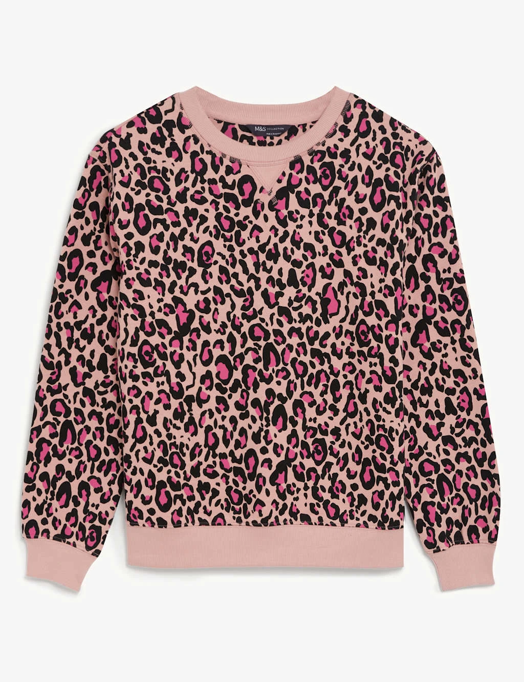 Cotton Rich Printed Crew Neck Sweatshirt 2 Cotton Rich Printed Crew Neck Sweatshirt - Image 2