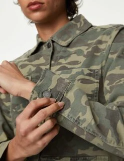 Cotton Rich Camo Utility Jacket -Cyberjammies Store SD 01 T49 3009 KA X EC 2