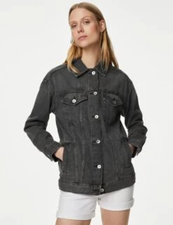 Pure Cotton Denim Relaxed Jacket -Cyberjammies Store SD 01 T49 3429 Y0 X EC 3