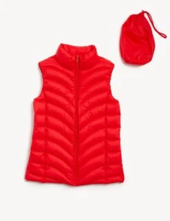 Feather & Down Packaway Puffer Gilet -Cyberjammies Store SD 01 T49 4523 F9 X EC 12