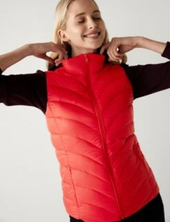 Feather & Down Packaway Puffer Gilet -Cyberjammies Store SD 01 T49 4523 F9 X EC 2