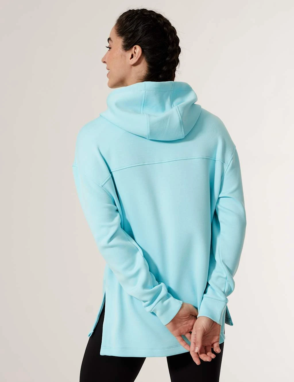 Hooded Relaxed Long Sleeve Yoga Hoodie 6 Hooded Relaxed Long Sleeve Yoga Hoodie - Image 6